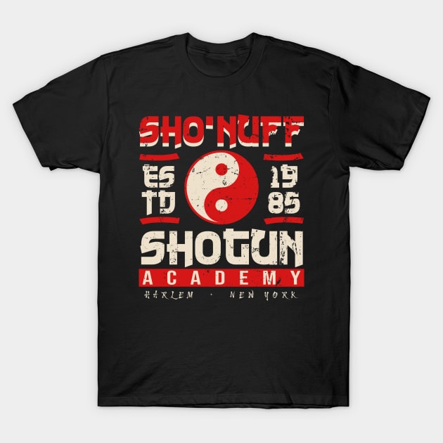 Sho Nuff Kung Fu Academy T-Shirt by RetroPandora